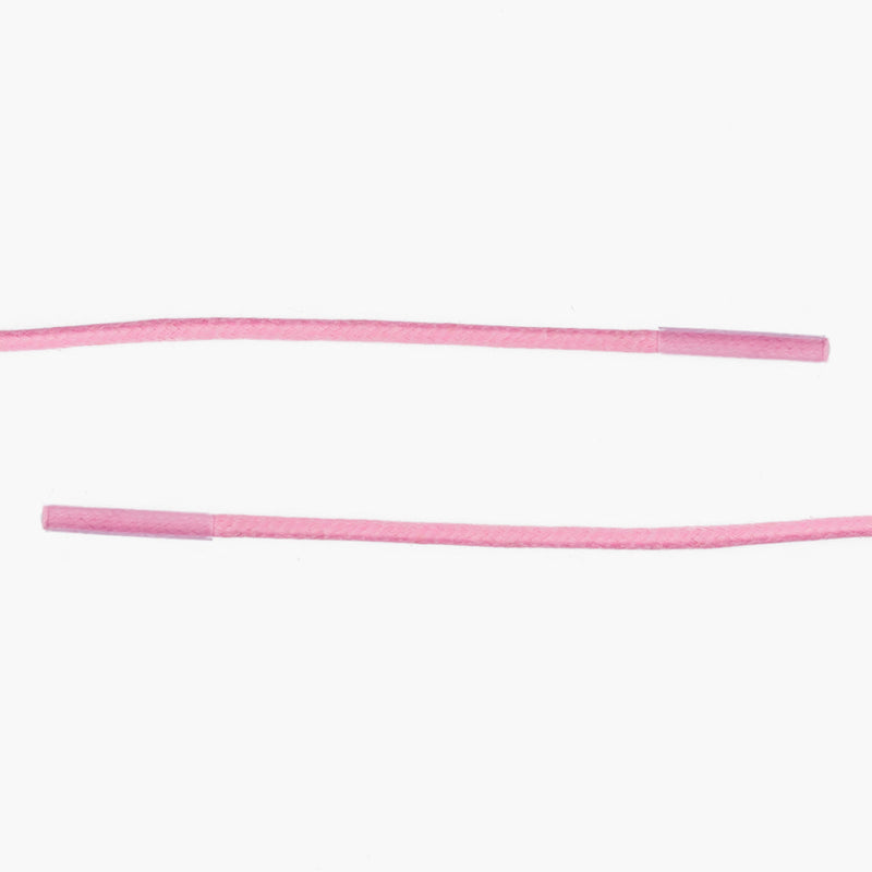 Round Waxed Cotton Laces | Pink