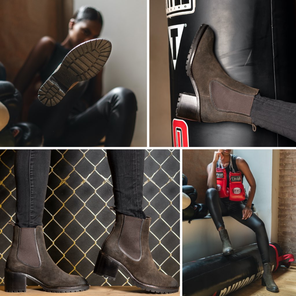 [W] Knockout | Dark Olive Suede