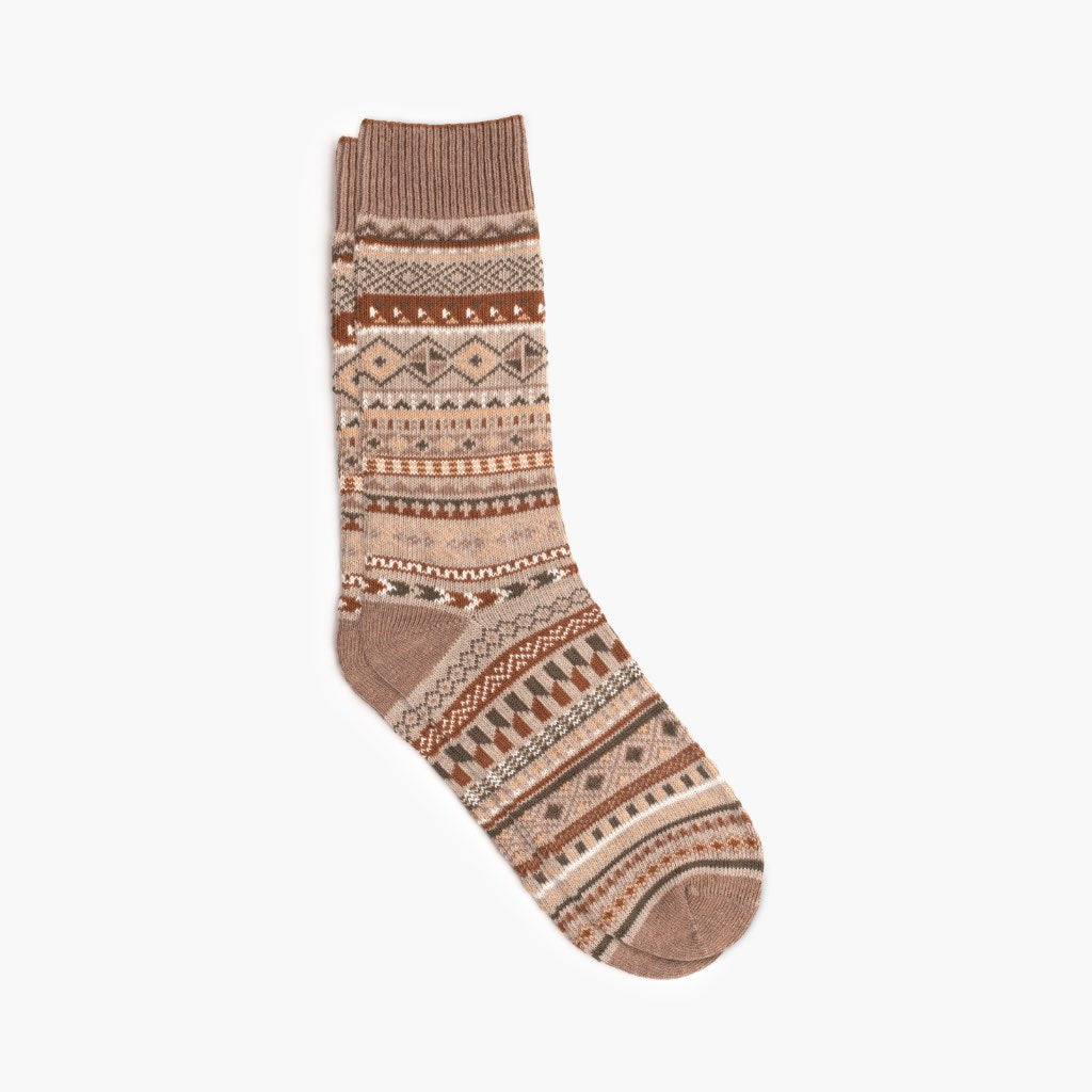 Men's Geo Sock | Taupe