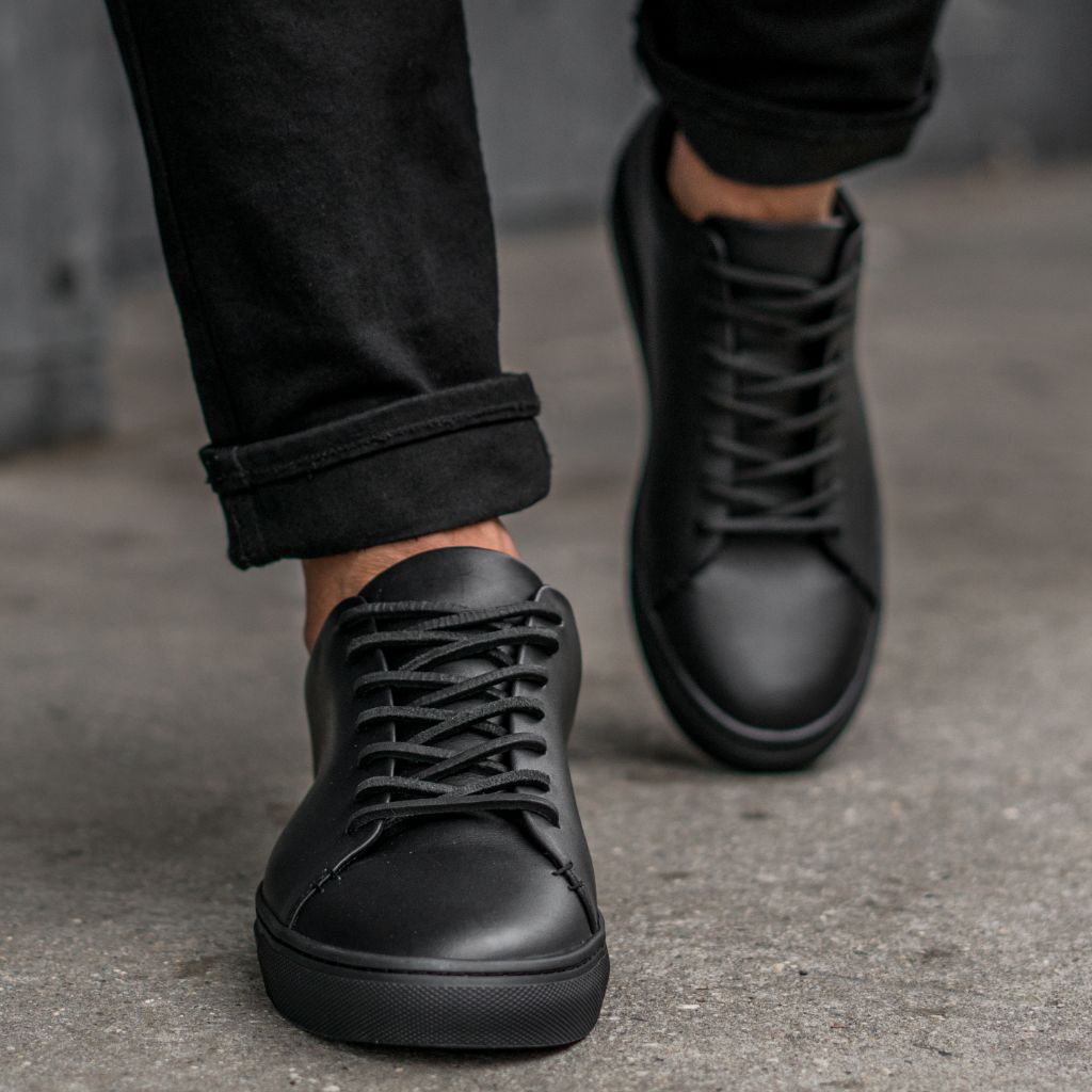 [S] Premier Low Top | Black Vachetta
