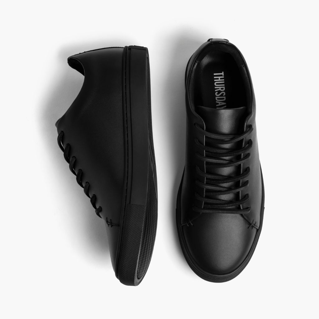 [S] Women's Premier Low Top | Black Vachetta