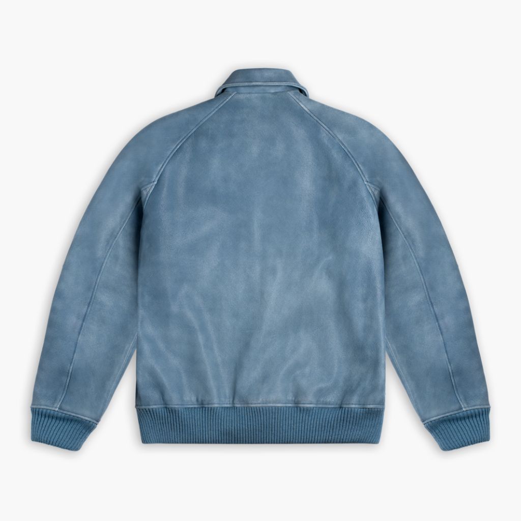 Major League Jacket | Blue Textured