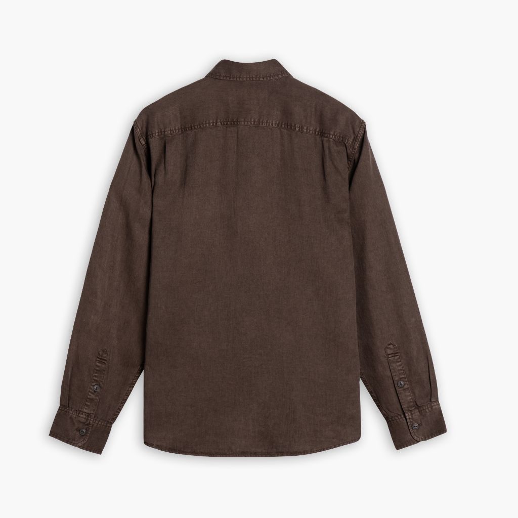 Chambray Workshirt | Brown